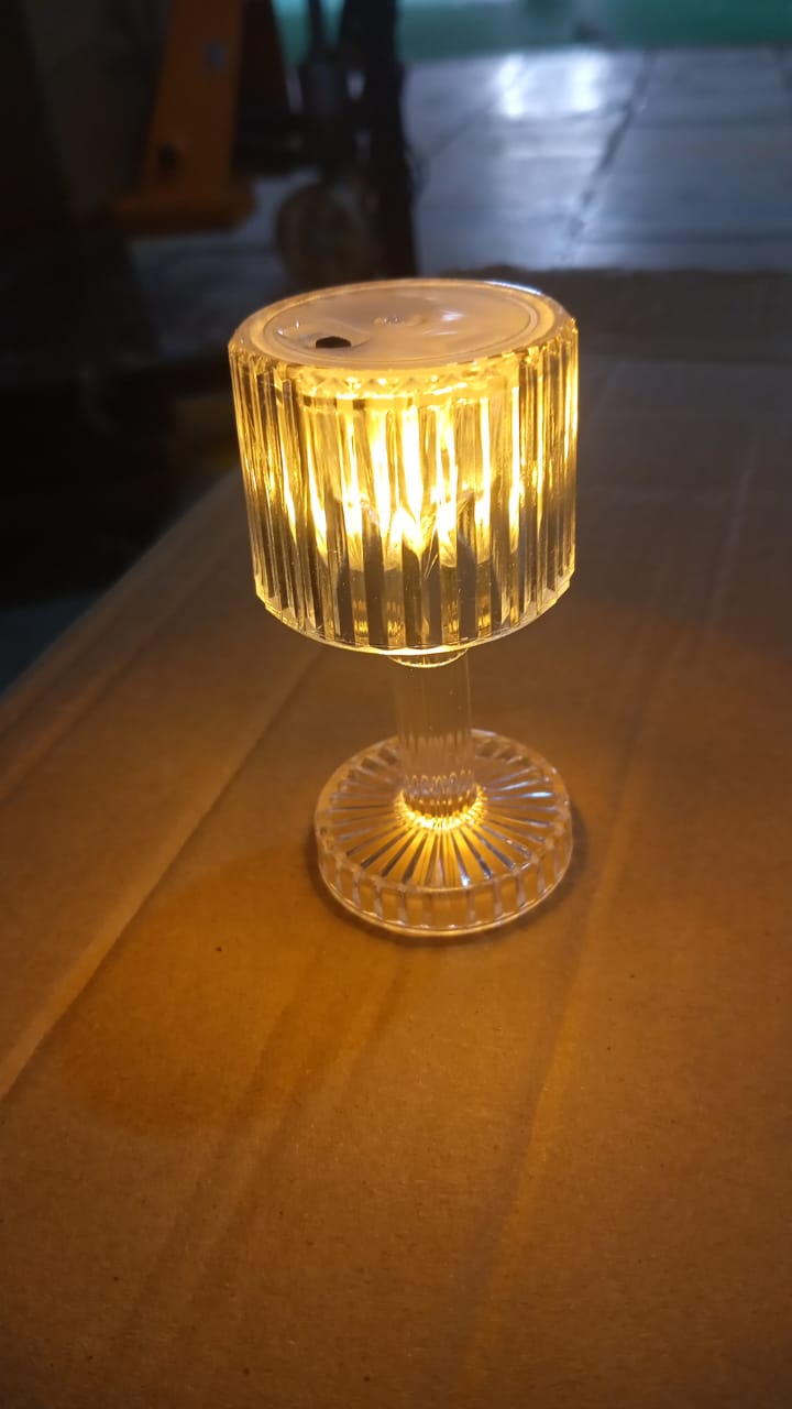 Mini Acrylic LED Desk Lamps Table Lamp Portable Crystal, Diwali (1 Pc / Small) Mini Acrylic LED Desk Lamps Table Lamp Portable Crystal, Diwali (1 Pc / Small)